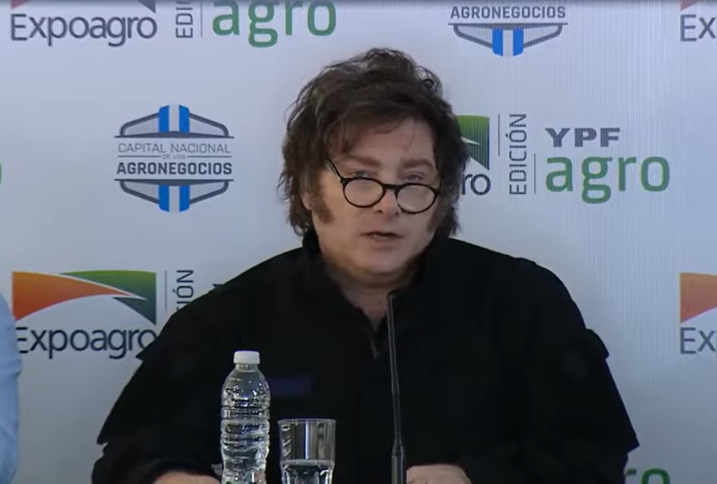 milei en expoagro
