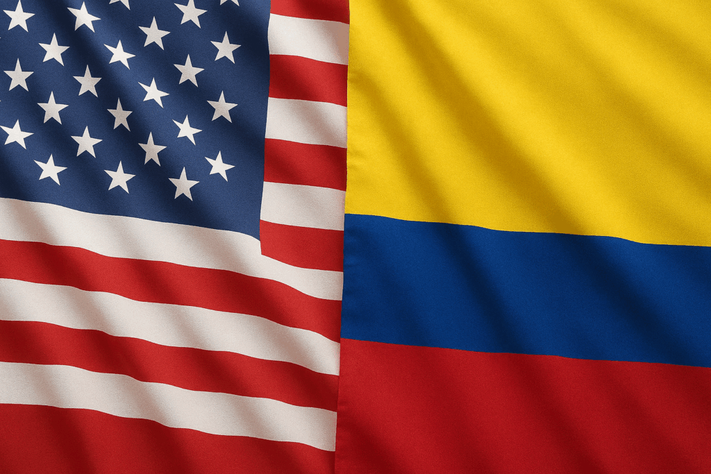 Bandera Colombia /EEUU -Copilot