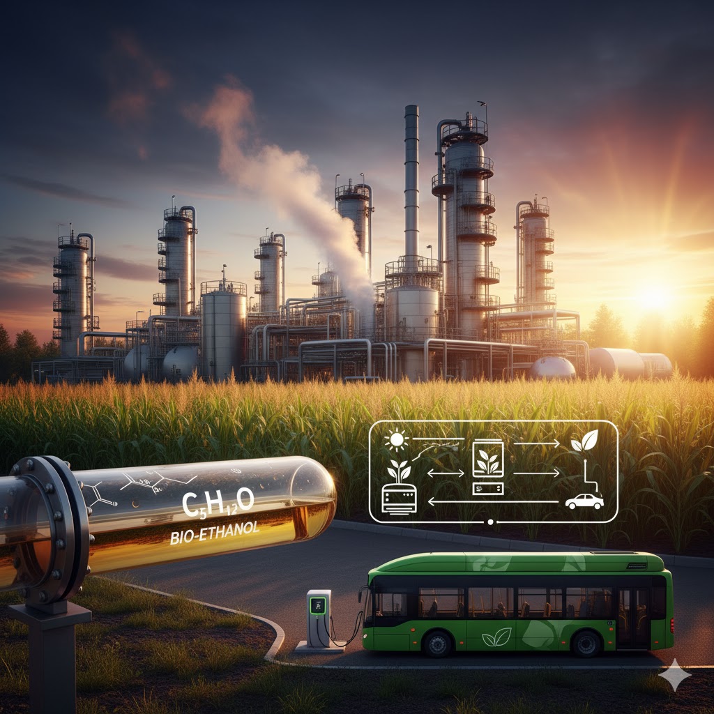 Biocombustibles / Imagen creada con IA